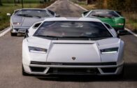 Lamborghini Countach Generations on the road